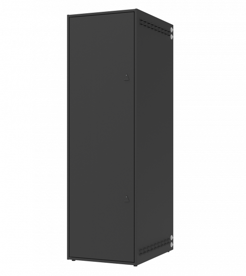Антивандальный напольный шкаф BASGUARD черного цвета