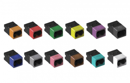Цветные адаптеры MTP под заказ для выделения приложений в коммутационных кассетах