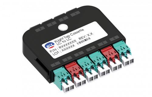 Ответвительная оптическая TAP кассета с 2xLC на 2xLC OM4