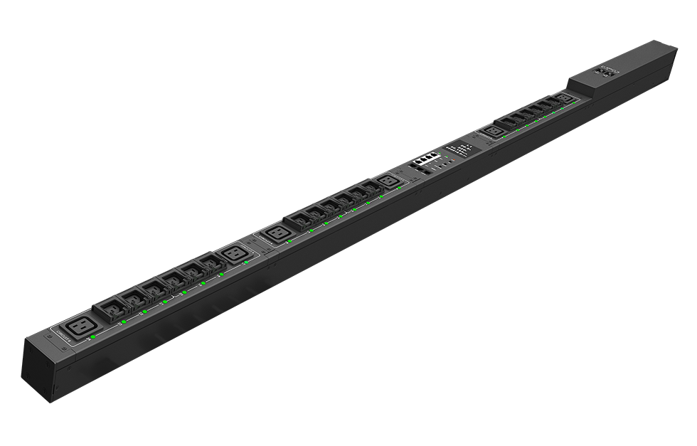 Интеллектуальный блок PDU 42U с 18 розетками C13, черный