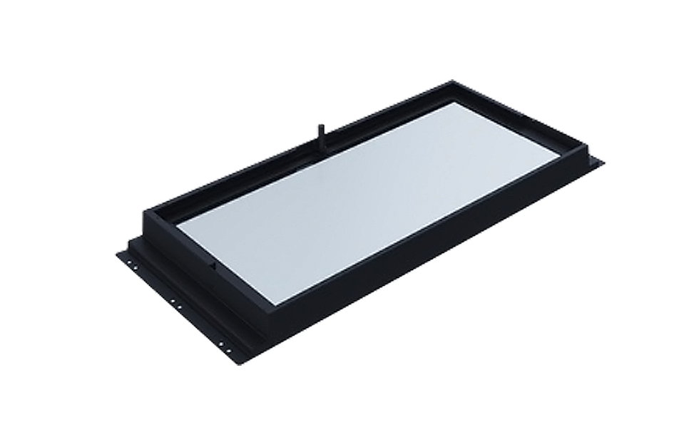 Потолочная панель коридора с функцией аварийного открывания