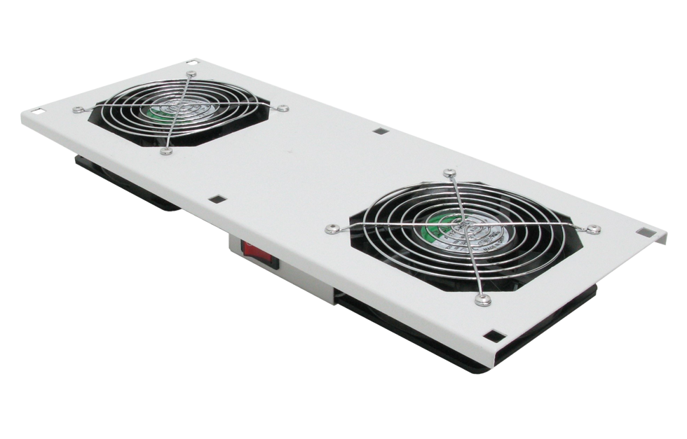 Модуль с двумя вентиляторами для установки в крышу, белый