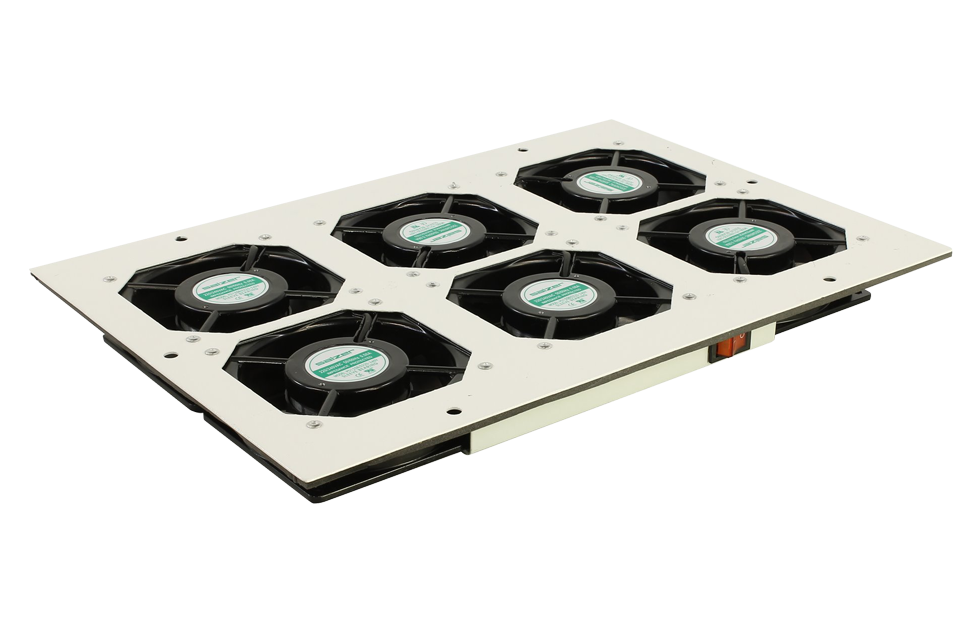 Модуль с шестью вентиляторами для установку в крышу шкафа Level 4, белый