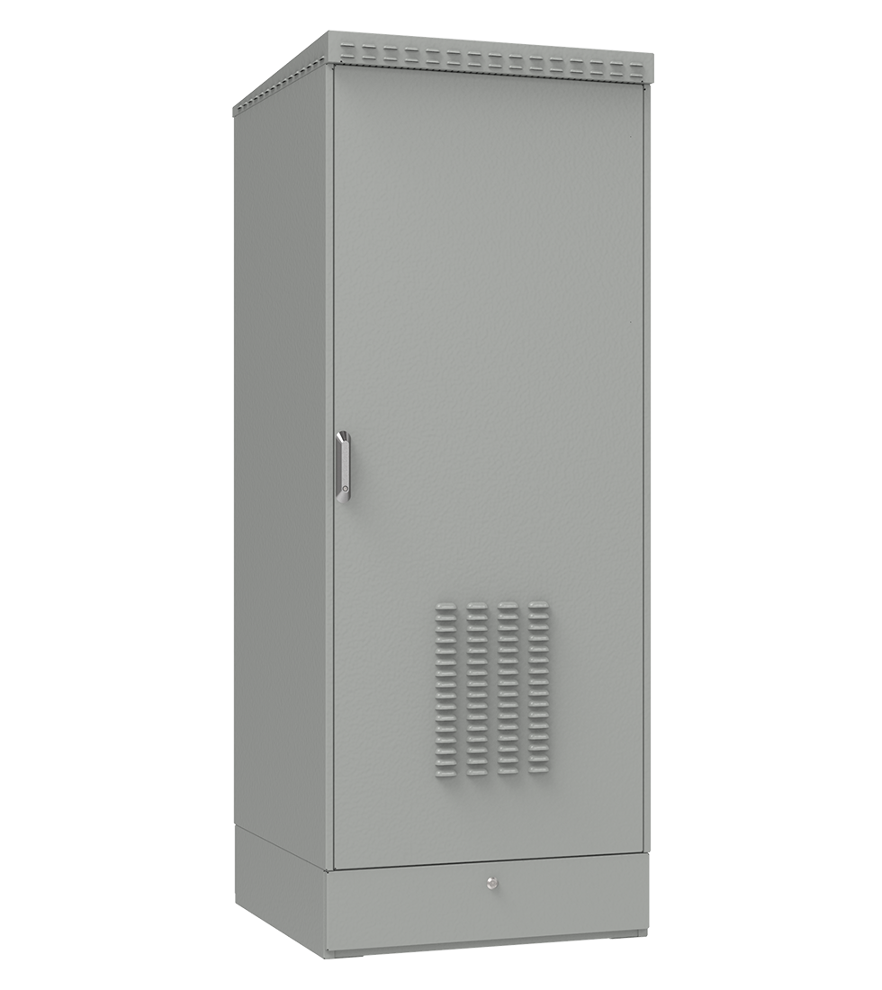 Всепогодный климатический шкаф IP55 серого цвета