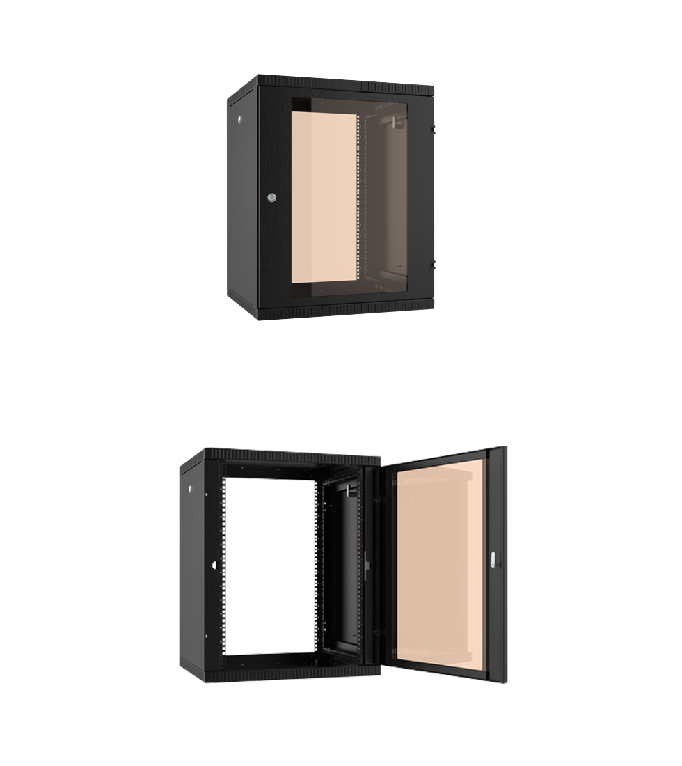 Настенный шкаф Wallcab с облегченной конструкцией (черный)