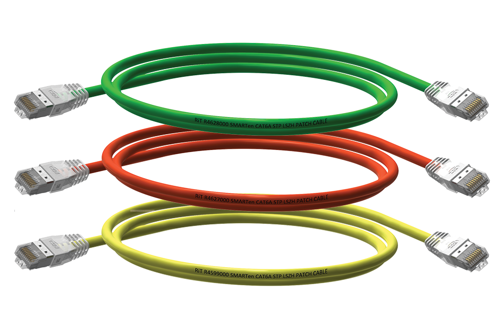 Медные цветные патч-корды Категории 6A STP