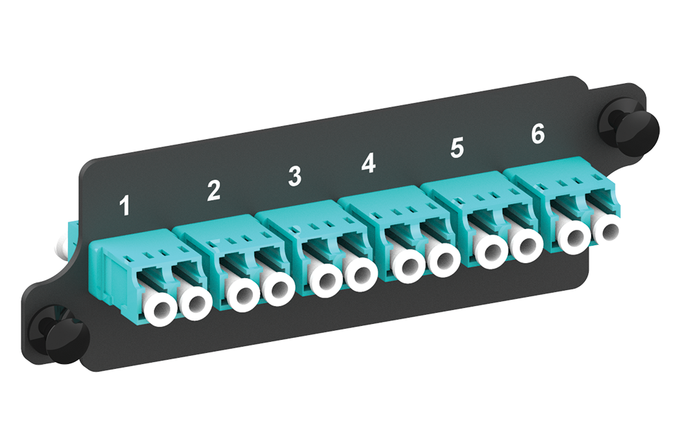 Адаптерная планка 6xLC Duplex MM