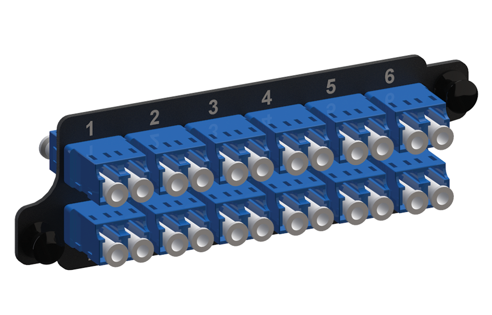 Адаптерная планка 6xLC Quad SM