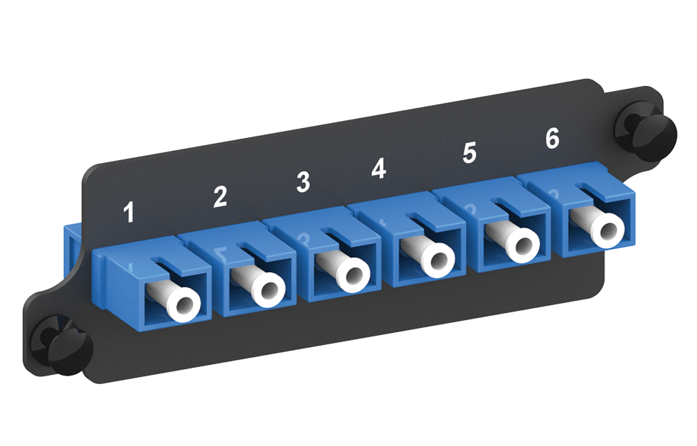 Адаптерная планка 6xLC Simlex SM