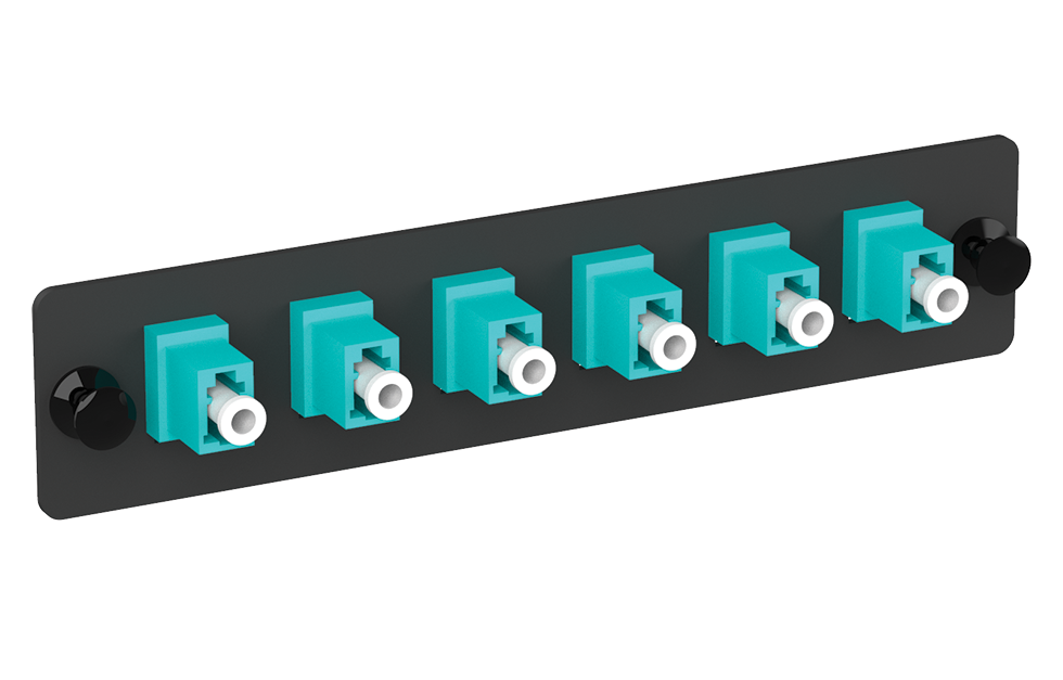 Адаптерная планка Xlight FOMP с 6 коннекторами LC Simplex MM