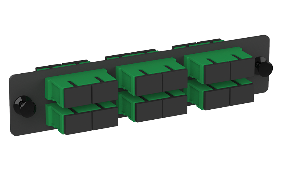 Адаптерная планка Xlight FOMP с 8 коннекторами SC Duplex SM APC