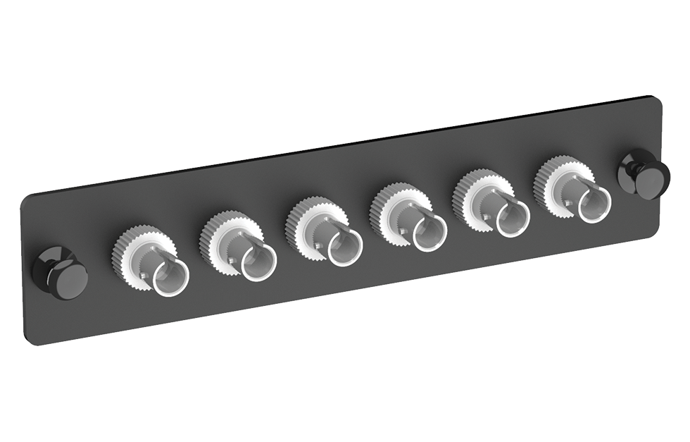 Адаптерная планка Xlight FOMP с 6 коннекторами ST SM/MM UPC