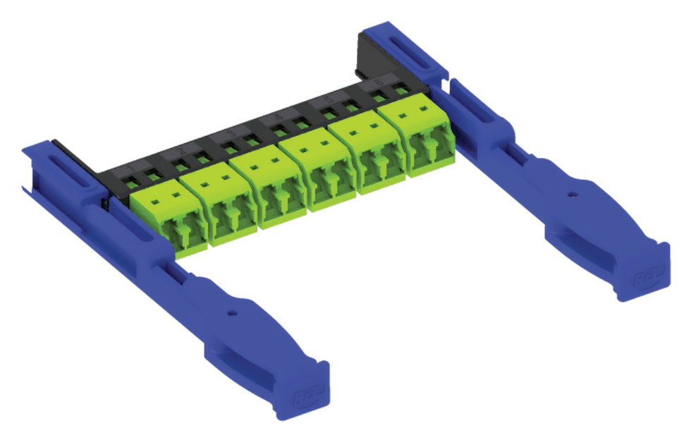 Коммутационная оптическая кассета высокой плотности UHD на 6 адаптеров LC Duplex