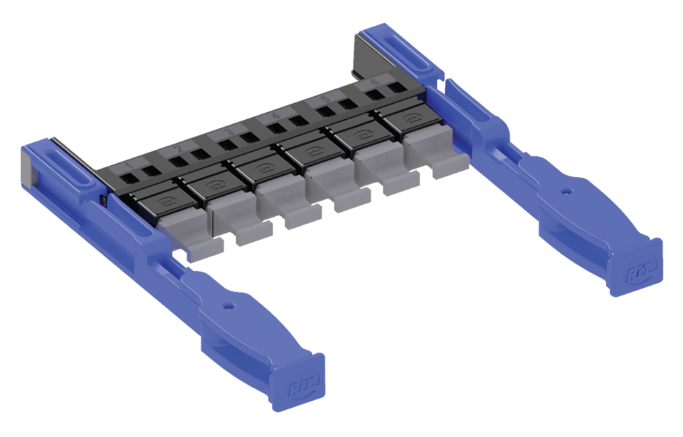 Коммутационная оптическая кассета с адаптерами 6xMTP