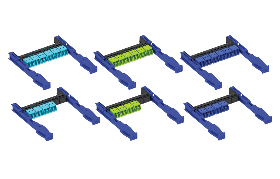 Модельный ряд коммутационных оптических кассет на 4 и 6 адаптеров LC Duplex