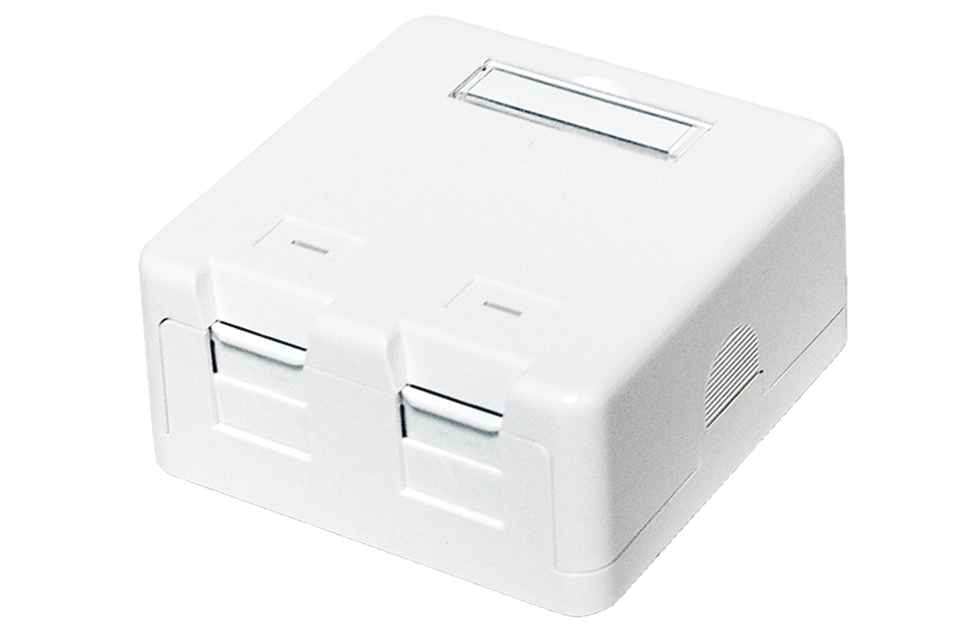 Накладная розетка на 2 коннектора LC