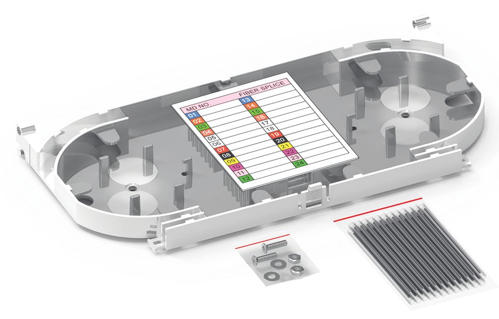 Сплайс-кассета на 24 волокна