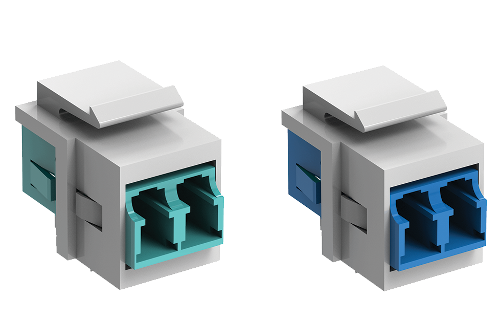 Модули Keystone с переходными адаптерами LC Duplex SM/MM