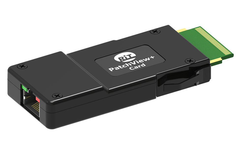 Карта интеллектуальной кабельной системы PatchView+