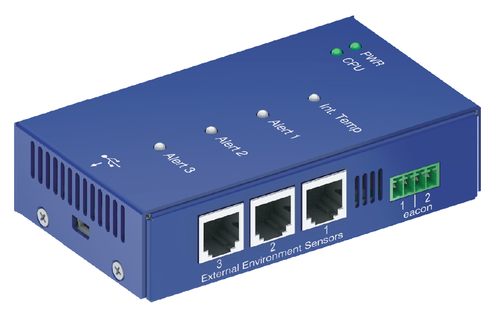 Контроллер условий окружающей среды PatchView+ (вид спереди)