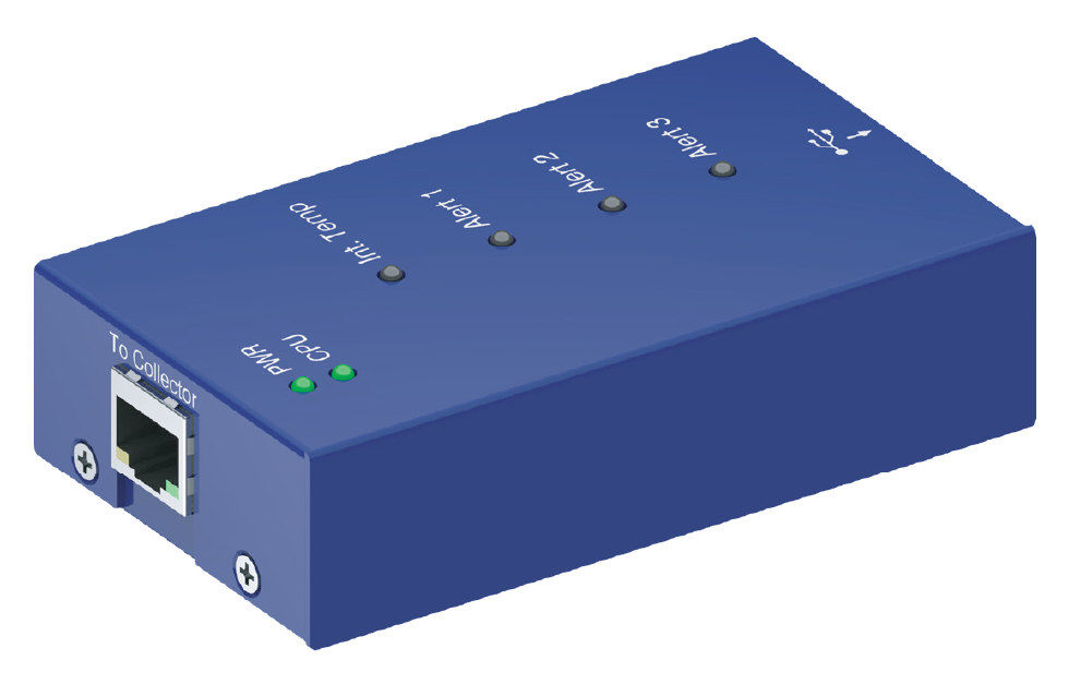 Контроллер условий окружающей среды PatchView+ (вид сзади)