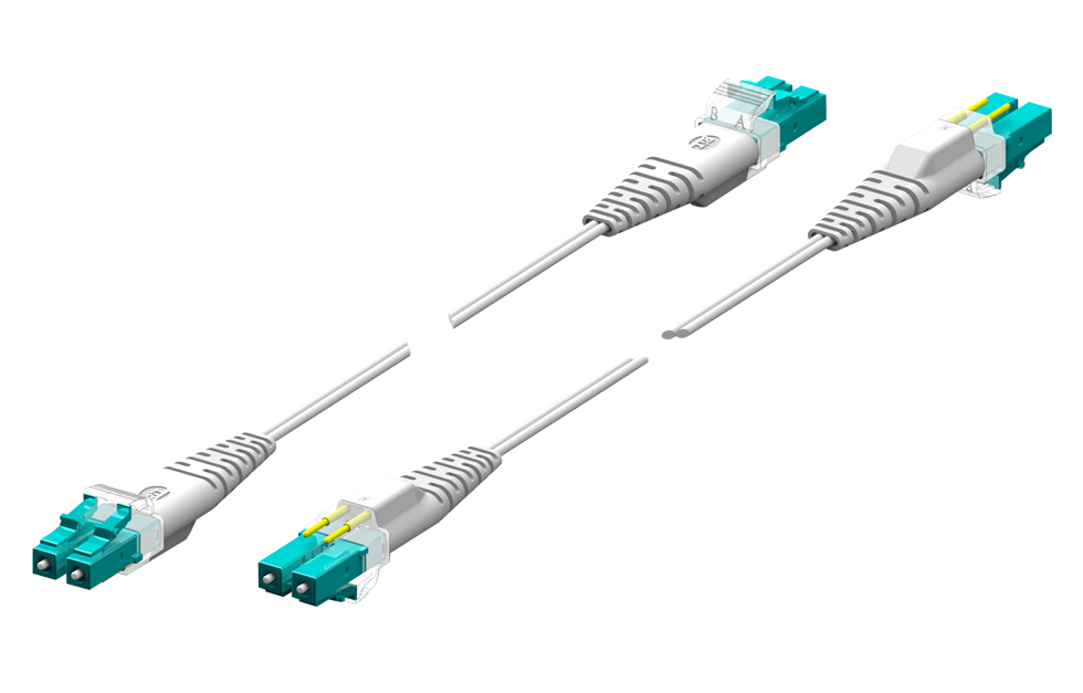 Коммутационный шнур PatchView+ LC-LC MM для кросс-коннекта