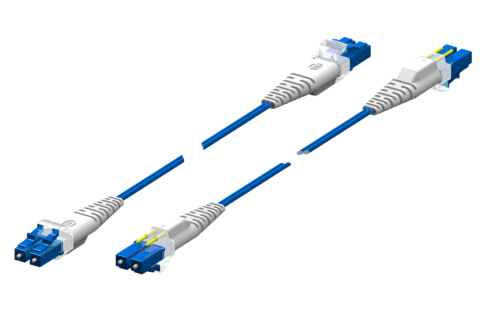 Коммутационный шнур PatchView+ LC-LC SM для кросс-коннекта