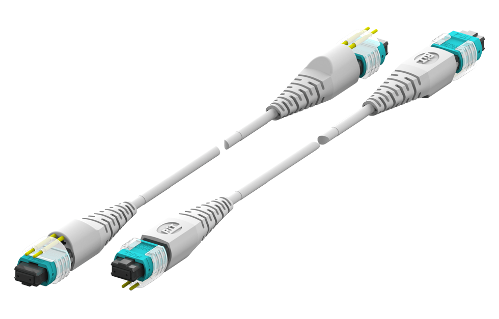 Коммутационный шнур PatchView+ MPO-MPO MM для кросс-коннекта