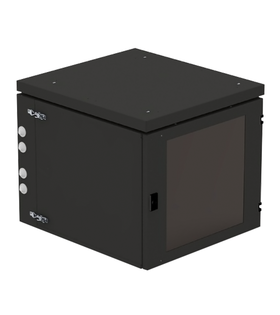 Двухсекционный пыле- и влагозащищенный настенный шкаф WALLCAB IP55 plus